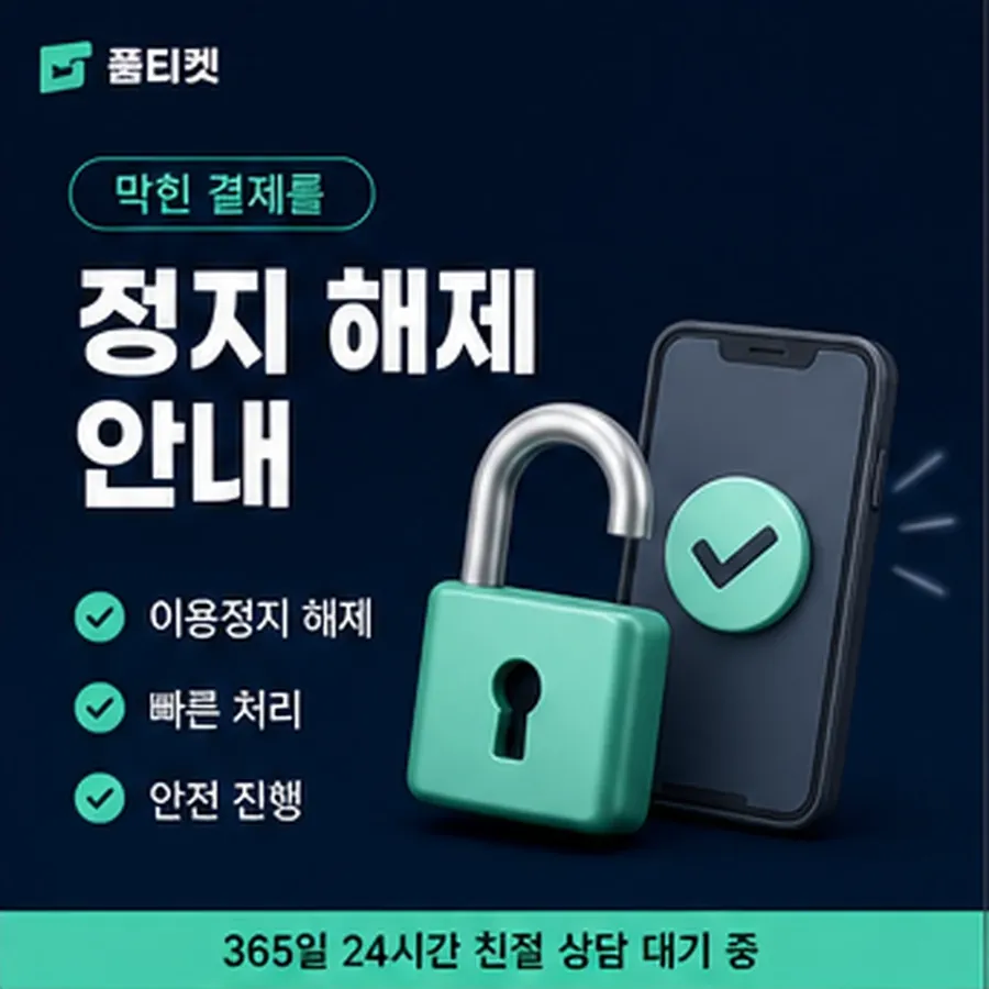 품티켓 페이코 회선의 정보이용료 한도 청구서에서 보기 안내 이미지